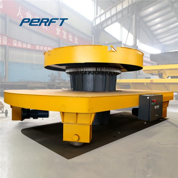 Industrial Transfer Cart For Metal Part Transport 75 Tons